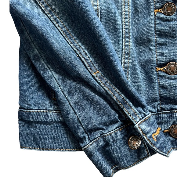 Forever 21 Classic Distressed Denim Women Jean Jacket Small. - Picture 8 of 12